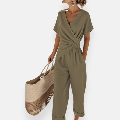 Draped Bow Two-Piece Outfit