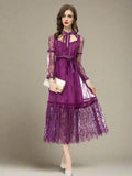 Luxury Lace Fit & Flare Dress