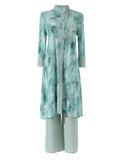 Luxury Draped Fit Pleated Set