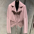Women's Luxury Lambskin Suede Jacket