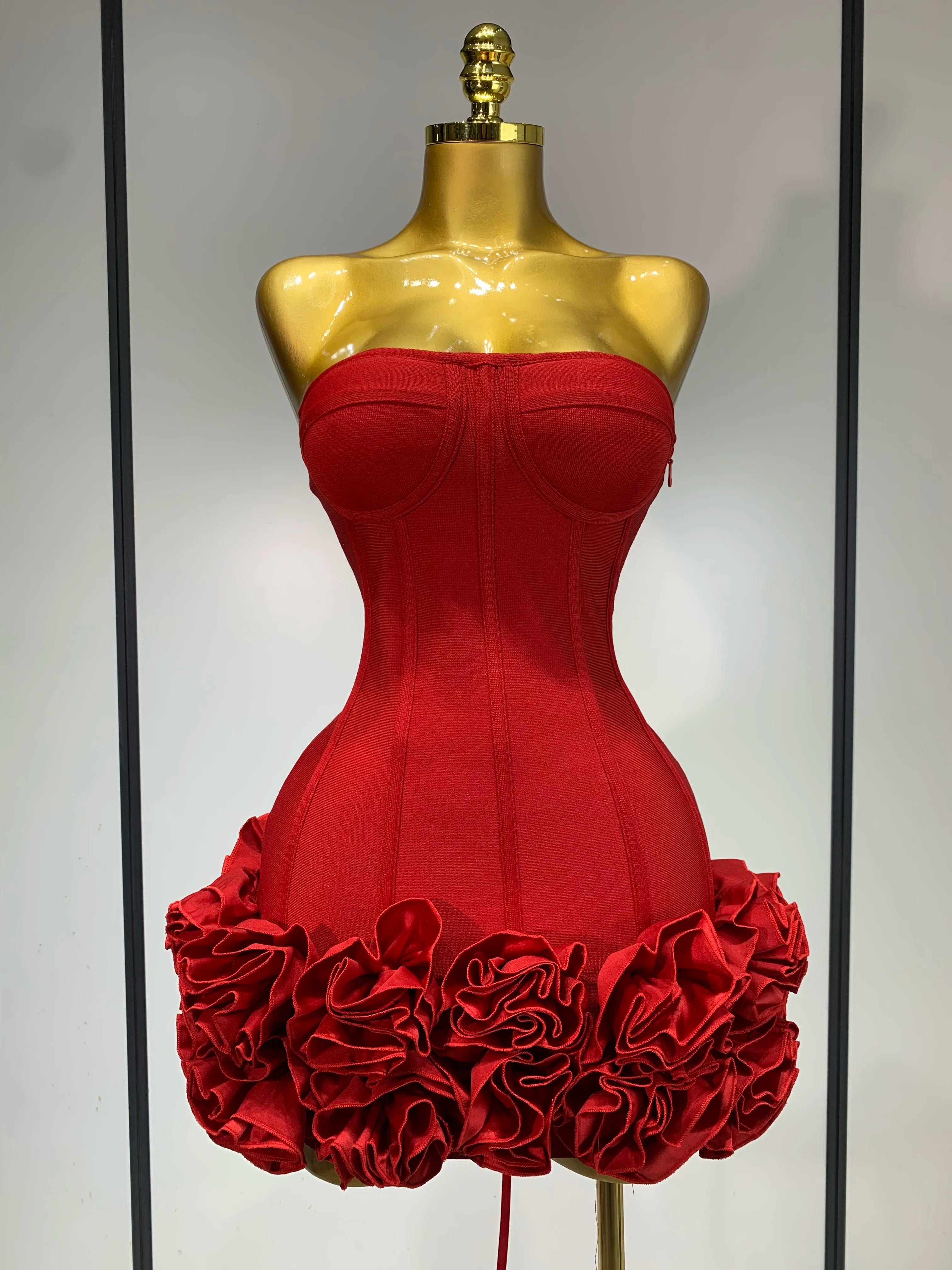 Luxury Corset Mini Dress