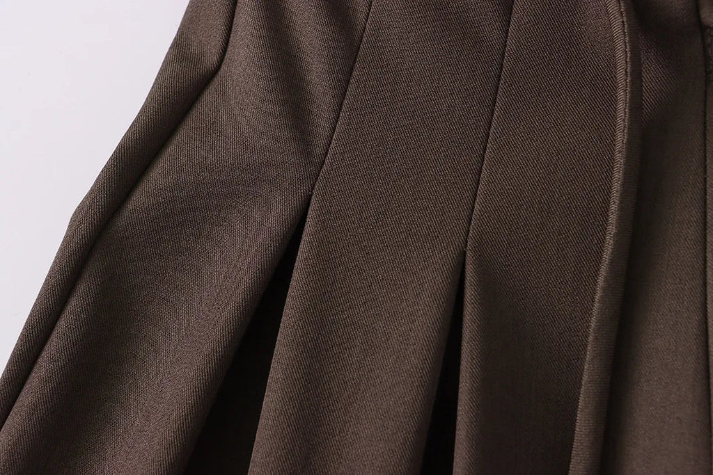 Luxe Wide-Leg High Waist Trousers