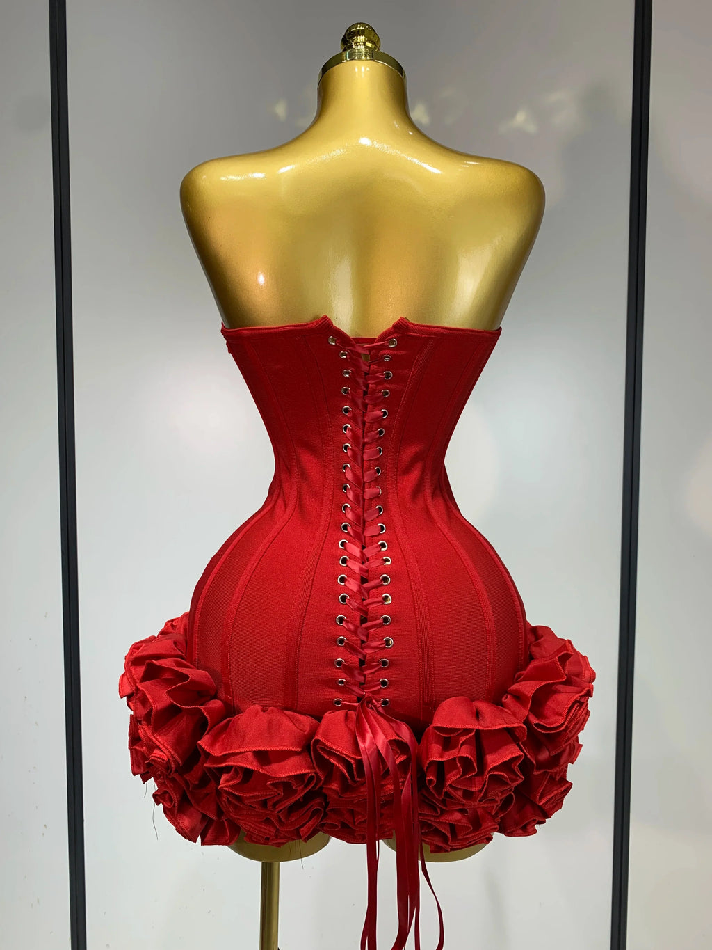 Hourglass Flattering Strapless Corset Dress