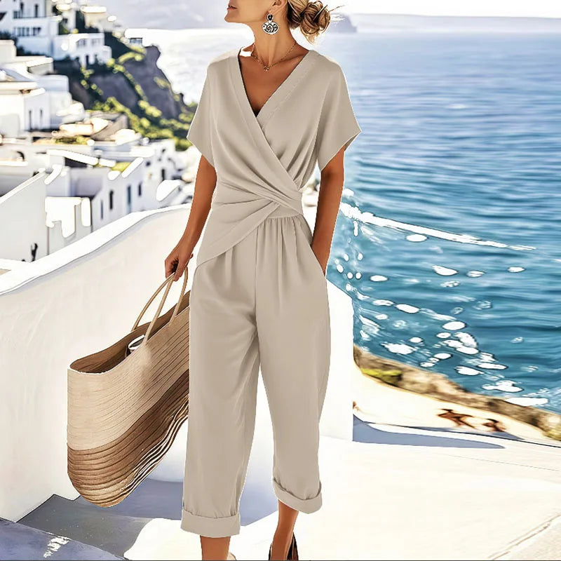 Elegant Wrap Two-Piece Set