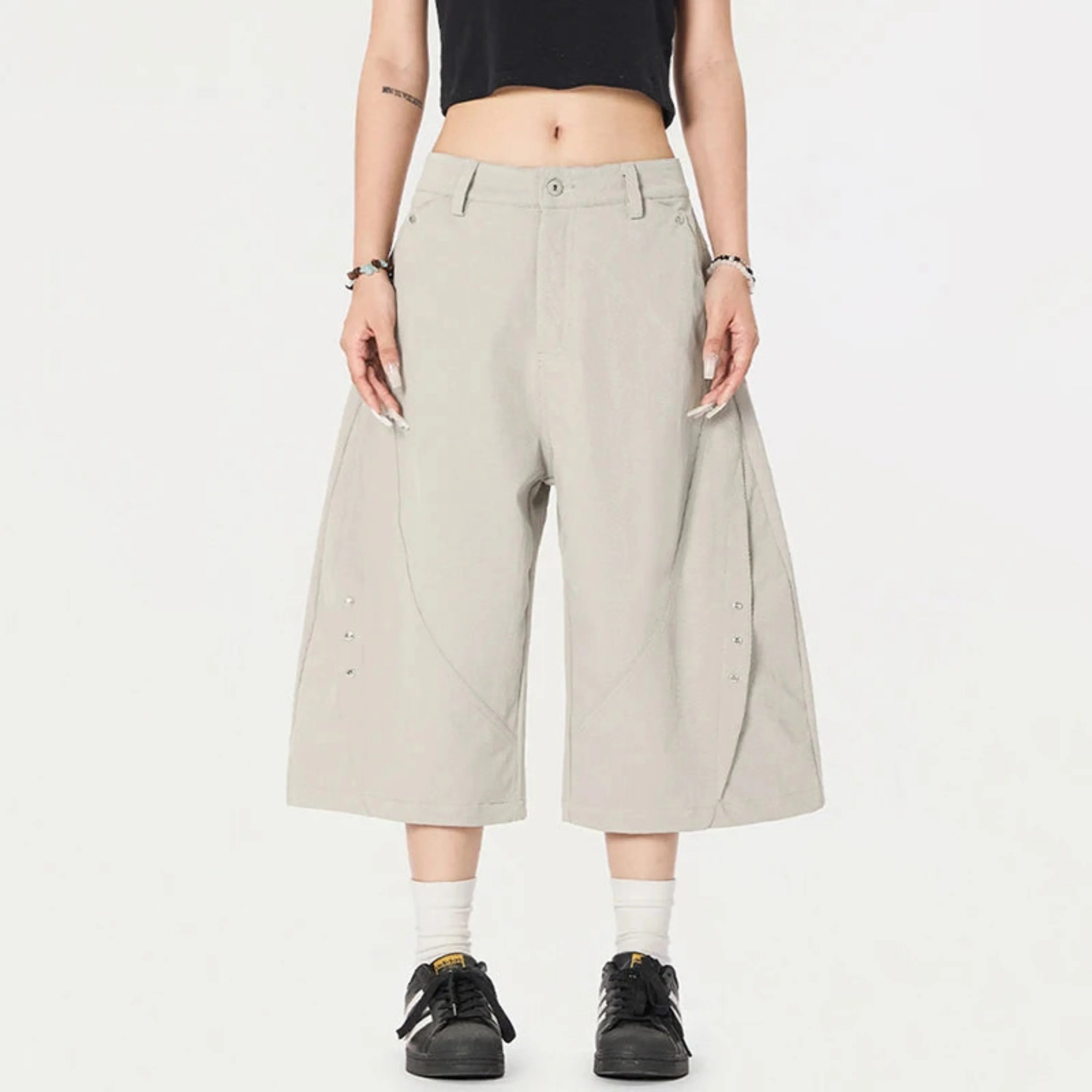 Women's Modernist High-Waisted Culottes