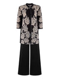 Textured Pleated Knit Co-ord Set