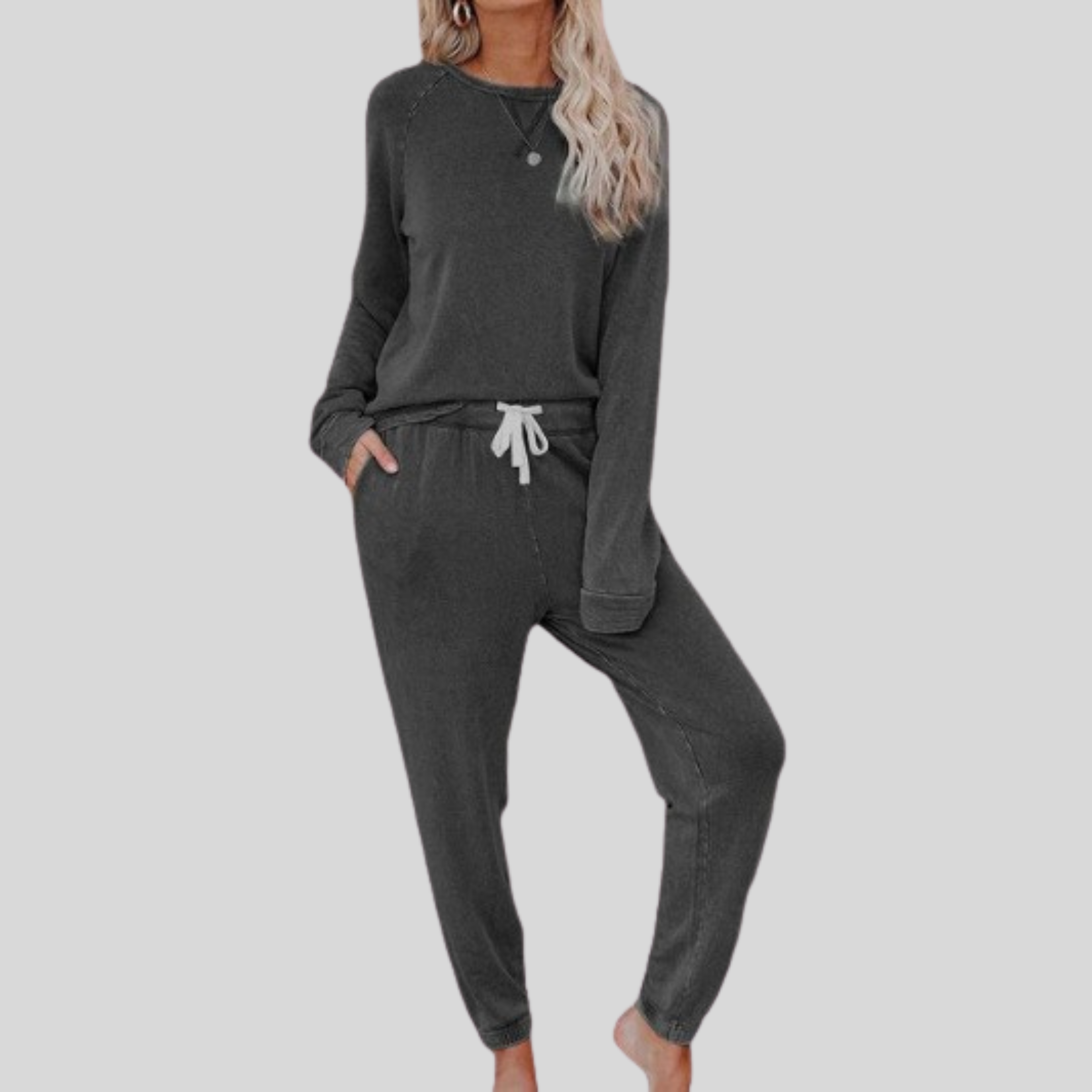 Casual Long Sleeve Lounge Set