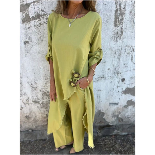 Cotton Linen Two-Piece Set